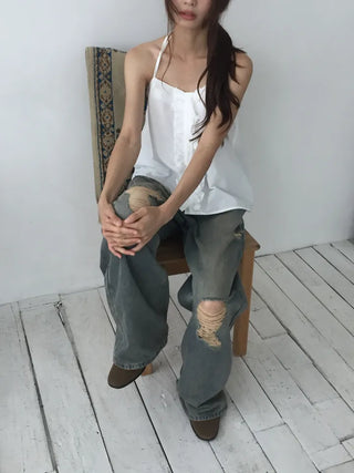 Ray Halter Blouse