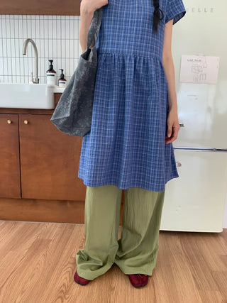 Summer rustling cargo pants wide long length Amekaji Gorpcore Kitsch casual look camping look