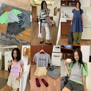 Summer rustling cargo pants wide long length Amekaji Gorpcore Kitsch casual look camping look
