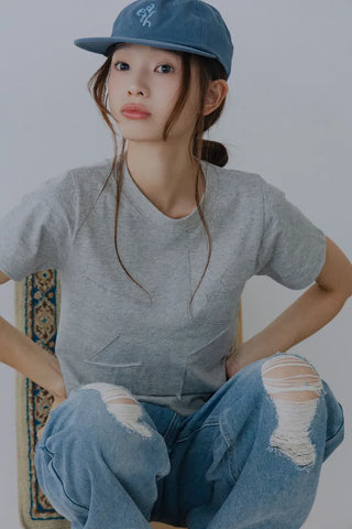 Two-Star Patch Tee