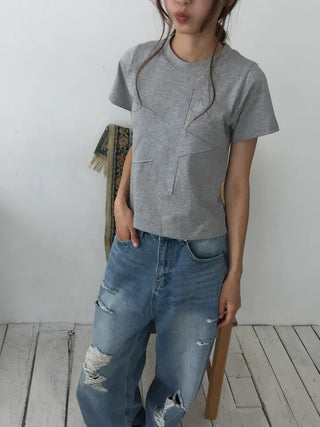 Two-Star Patch Tee