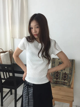 Dot Silket T-shirt
