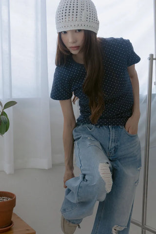 Dot Silket T-shirt