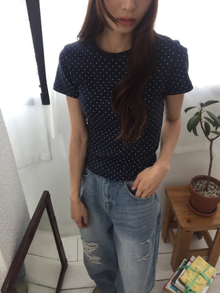 Dot Silket T-shirt