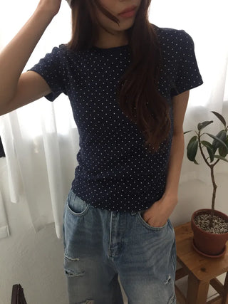 Dot Silket T-shirt
