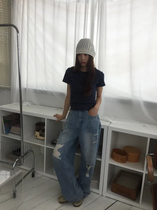Dot Silket T-shirt