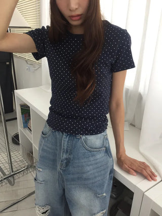 Dot Silket T-shirt