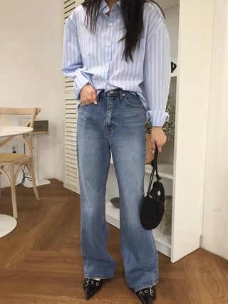 Catbrush Bootcut Denim Pants