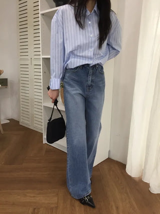 Catbrush Bootcut Denim Pants