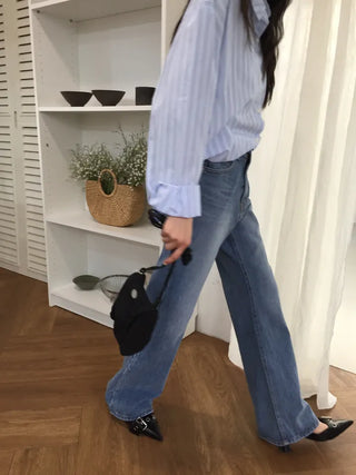 Catbrush Bootcut Denim Pants