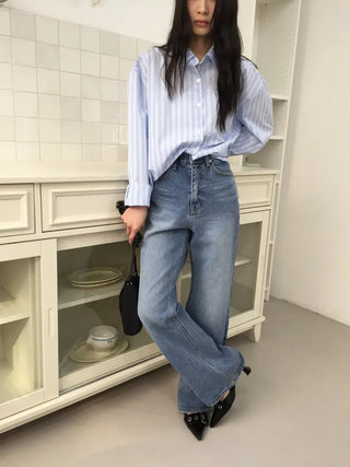 Catbrush Bootcut Denim Pants