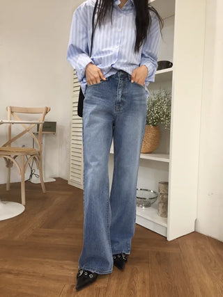 Catbrush Bootcut Denim Pants