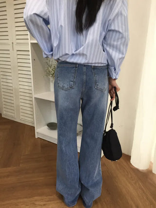 Catbrush Bootcut Denim Pants