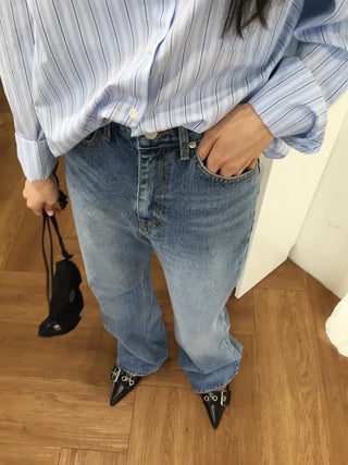 Catbrush Bootcut Denim Pants