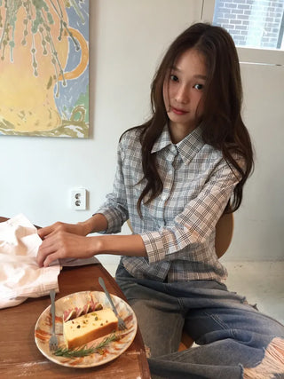Stylish Check Shirt Loose Fit Shirt