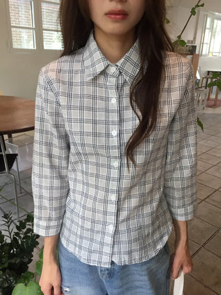 Stylish Check Shirt Loose Fit Shirt