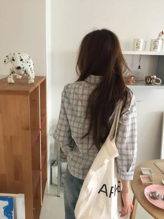 Stylish Check Shirt Loose Fit Shirt