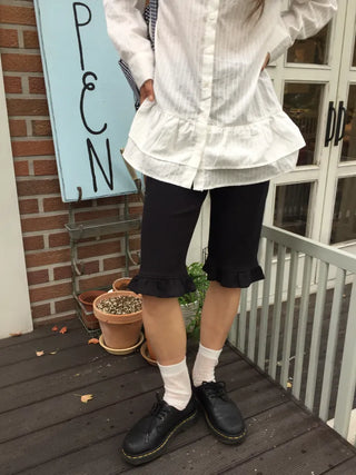 Frill Detail Leggings Pants