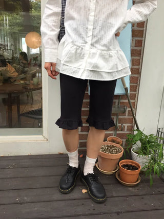 Frill Detail Leggings Pants