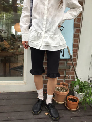 Frill Detail Leggings Pants