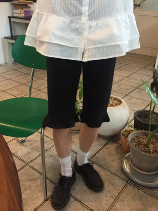 Frill Detail Leggings Pants