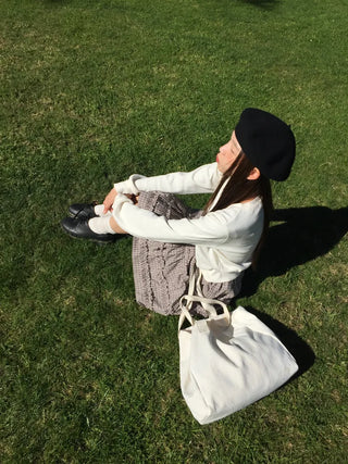 Cropped White Round Neck Knit Cardigan