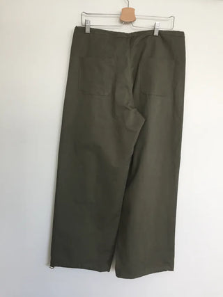 Women's Loose-Fit Wide-Leg Pants, Effortless Chic, Cargo Mood, String Pants