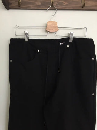 Women's Loose-Fit Wide-Leg Pants, Effortless Chic, Cargo Mood, String Pants