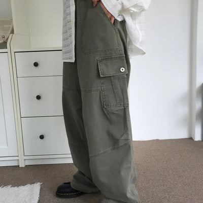 Vintage Mood Cargo Wide Pants