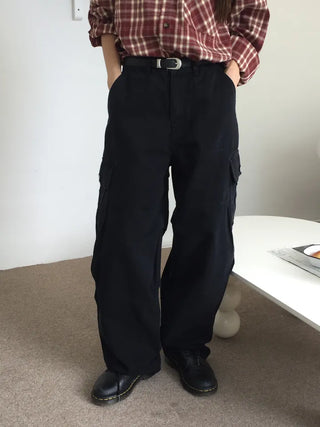 Vintage Mood Cargo Wide Pants