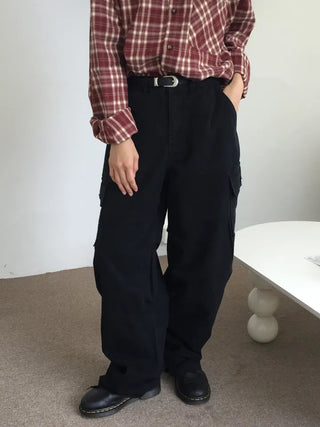 Vintage Mood Cargo Wide Pants