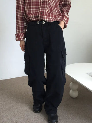 Vintage Mood Cargo Wide Pants