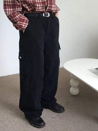 Vintage Mood Cargo Wide Pants