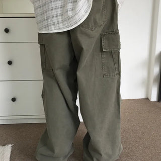 Vintage Mood Cargo Wide Pants