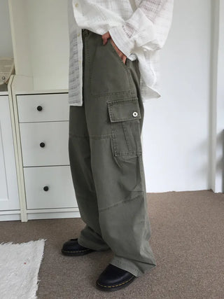 Vintage Mood Cargo Wide Pants