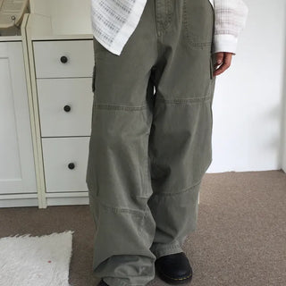 Vintage Mood Cargo Wide Pants
