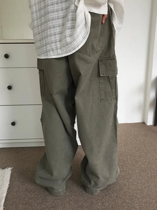 Vintage Mood Cargo Wide Pants