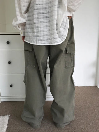 Vintage Mood Cargo Wide Pants