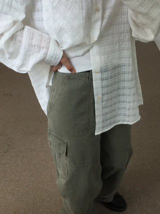 Vintage Mood Cargo Wide Pants