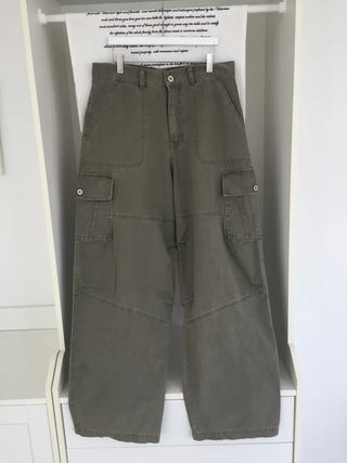 Vintage Mood Cargo Wide Pants