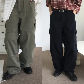 Vintage Mood Cargo Wide Pants