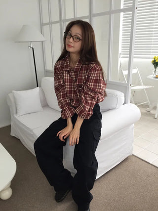 Vintage Mood Cargo Wide Pants