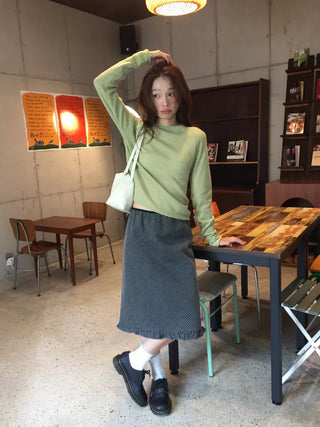 Delicate knit in soft pastel colors