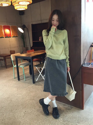 Delicate knit in soft pastel colors