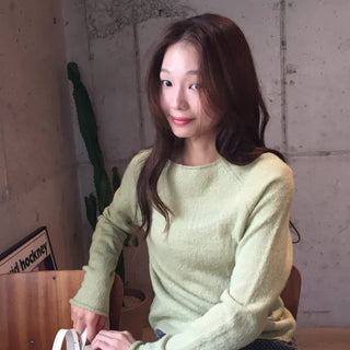 Delicate knit in soft pastel colors