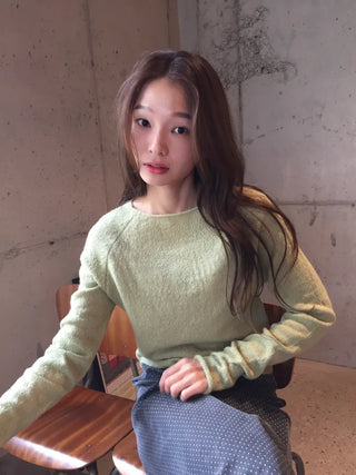 Delicate knit in soft pastel colors