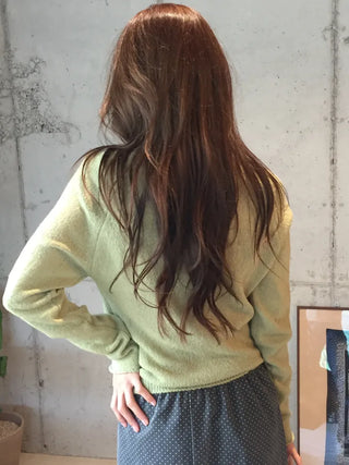 Delicate knit in soft pastel colors