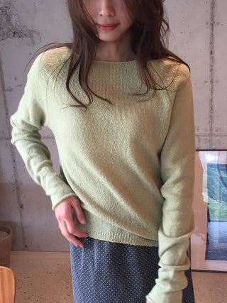 Delicate knit in soft pastel colors