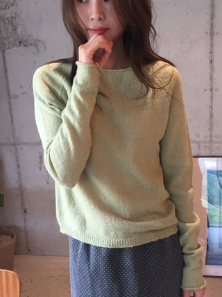 Delicate knit in soft pastel colors