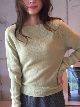 Delicate knit in soft pastel colors